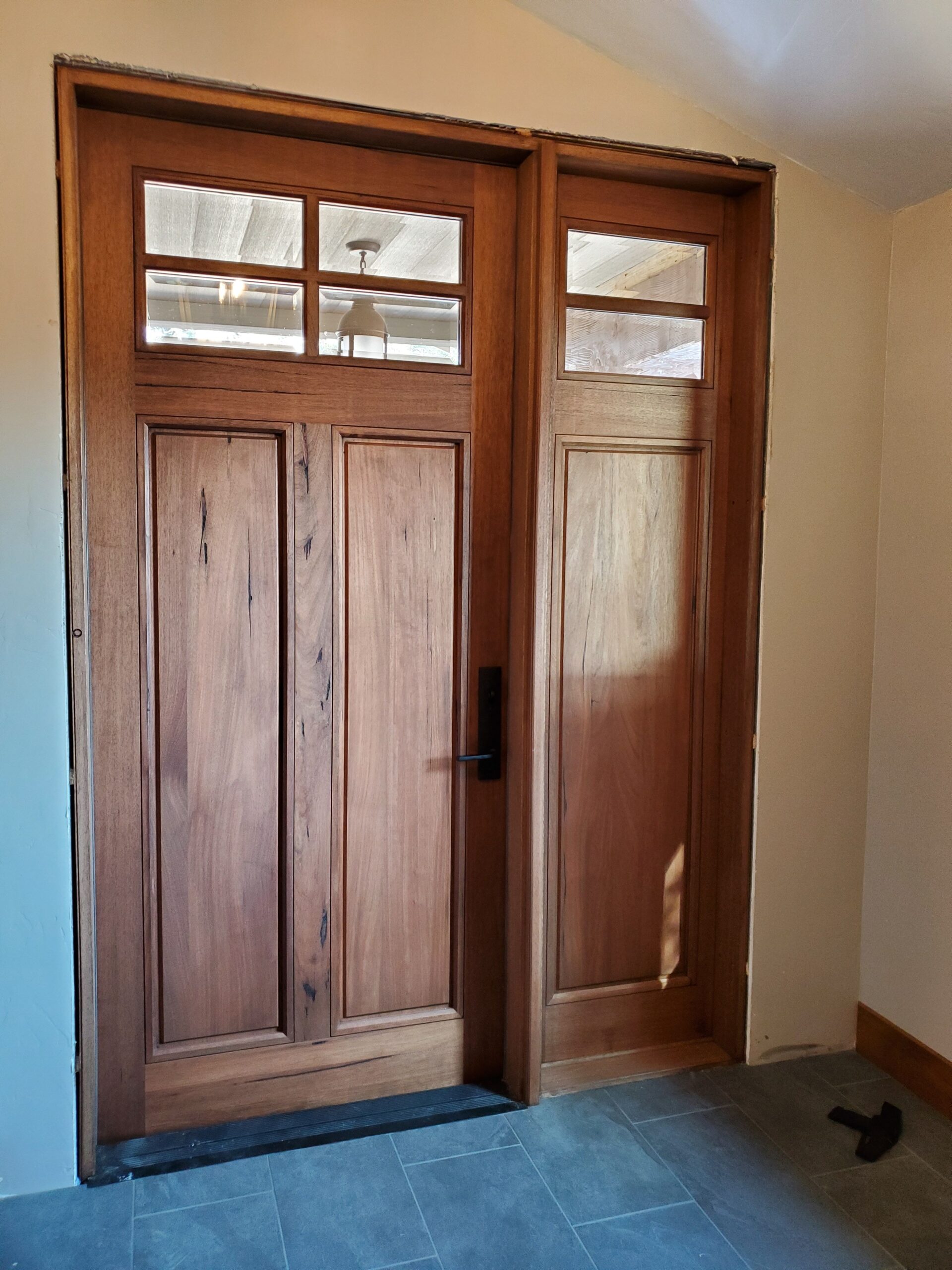 Timberbuilt Timberframe Homes with Millcreek and Company Garrett County MD – Kodiak Front door Timberbuilt Timberframe Homes with Millcreek and Company Garrett County MD - Kodiak Front door