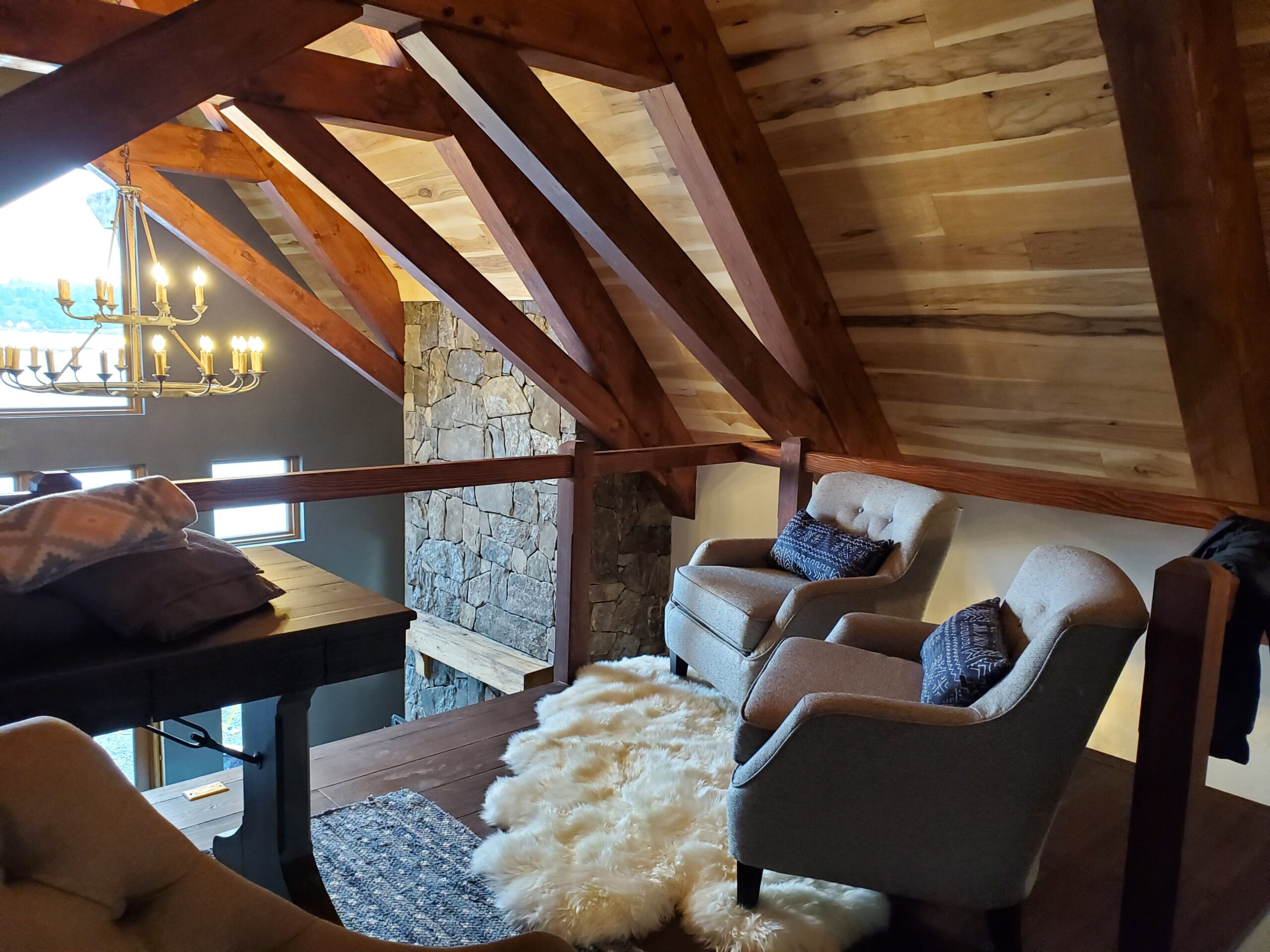 Timberbuilt Timberframe Homes with Millcreek and Company Garrett County MD – Kodiak Timbers loft Timberbuilt Timberframe Homes with Millcreek and Company Garrett County MD - Kodiak Timbers loft