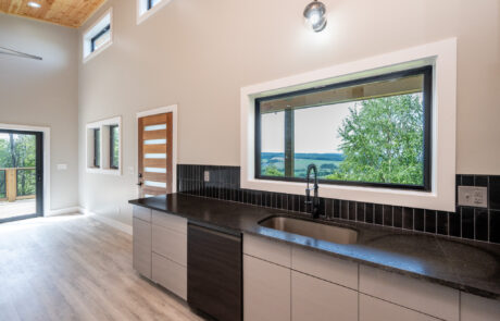 Mill Creek & Company Custom Build Homes Garrett County Daisy Drive Kitchen w View